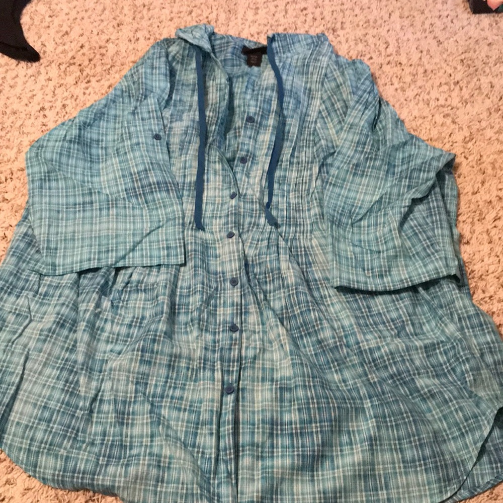 Blouse with hood- lane bryant